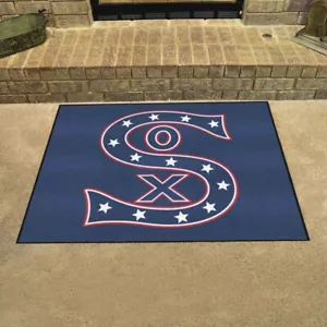 MLB Retro-Chicago White Sox All-Star Rug-34"x42.5"-Retro Stacked Sox Logo - Picture 1 of 5