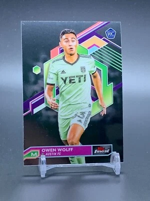 2023 Topps Finest MLS Rookie #34 OWEN WOLFF Austin FC RC - Image 1 of 2