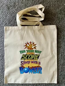 Original Vintage Print Ten Pin Bowling, Funny, Retro 1980s Printed On A Tote Bag - Bild 1 von 2