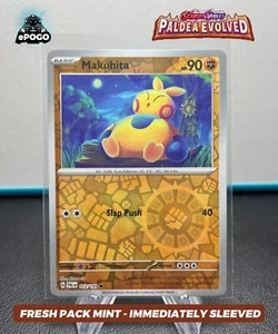 Makuhita 112/193 Holo Pokémon Reverso JCC: Paladea Evolved COMO NUEVO ENVIADO HOY - Imagen 1 de 2