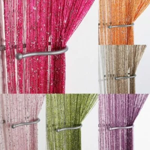 Wedding Tinsel Curtains Home Decoration Glitter Shine Background Hanging JJ - Picture 1 of 12