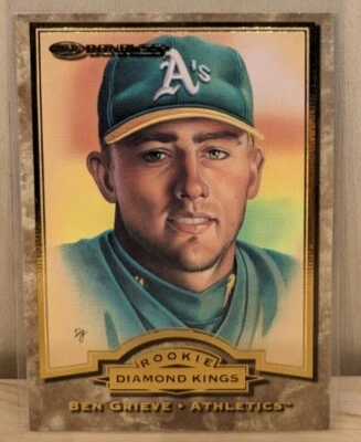 Donruss Rookie Diamond Kings #7 1998 Ben Grieve lona rara paralela/500 Foto 1 de 2