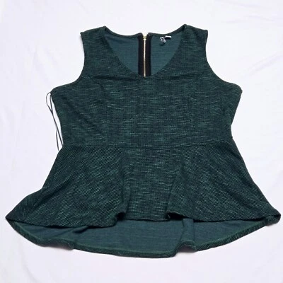 Elegante top para mujer Coqueta de vacaciones ajustado sin mangas con cremallera trasera talla L Foto 1 de 4