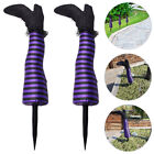 Halloween Witch Feet Stakes - Outdoor Yard Decor
