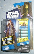 Star Wars The Clone Wars Figure - Jar Jar Binks w/ Jedi Robe CW 65 - dated 2011