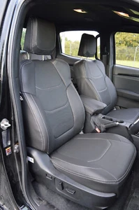 ISUZU D MAX 2020 ONWARDS FULLY TAILORED LEATHERETTE SEAT COVERS - High Quality - Picture 1 of 8