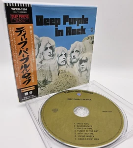 DEEP PURPLE In Rock Japan PROMO Sample Mini-LP CD WPCR 1564 w/OBI 1998 Issue - Picture 1 of 12
