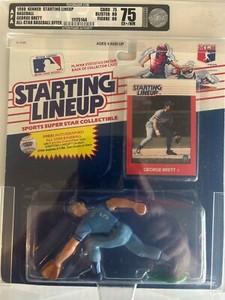 1988 Kenner Starting Lineup George Brett Rookie Piece AFA 75 EX+/NM (75, 80, 85)