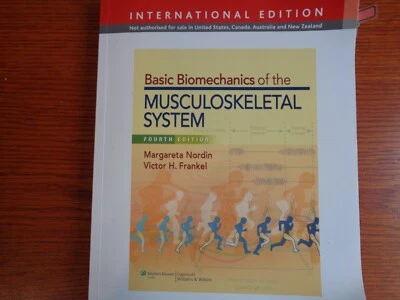 BASIC BIOMECHANICS OF THE MUSCULOSKELETAL SYSTEM 4TH ED: by Nordin & Frankel: - Image 1 of 4