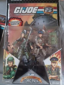 Duke & Red Star Comic Pack G.I. Joe Cobra 25th MOC NEU #2 MIT DOC MAIL IN!!! - Bild 1 von 4