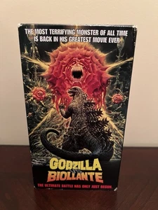 Godzilla Vs. Biollante VHS 1989 HBO Video TOHO Japanese Kaiju Monster Horror 80s - Picture 1 of 8