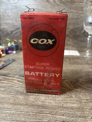 Cox Super Starting Power Battery All Original For Display 1.5 Volts - Image 1 of 4