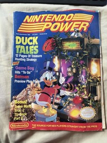 Nintendo Power Ducktales NES Cover Magazine|| September/October 1989 Edition