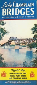 Lake Champlain Bridges Brochure Rouses Point Adirondacks NY - Picture 1 of 4