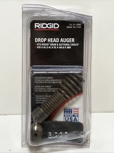 Ridgid 63065 T-217 4" Drum Cable Drop Head Auger Fits Drum & Sectional Cables - Picture 1 of 5