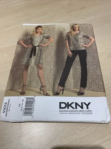 Vogue Pattern 2942  - Donna Karen - Top Dress Belt Slip Pants - Size 6 8 10 12 - Picture 1 of 3