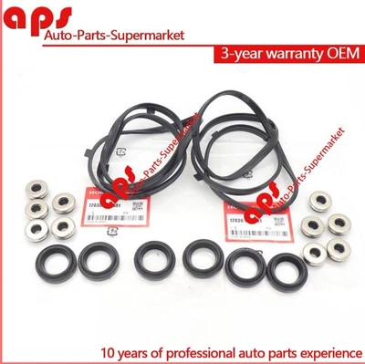 Kit de vedação conjunto de junta de tampa de válvula fabricante de equipamento original 2 peças para 1998-2002 Honda Accord MDX V6 - Imagem 1 de 4