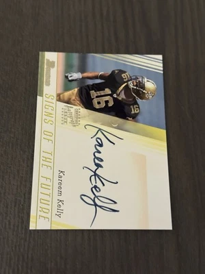 2003 Bowman Signs of the Future Autographs #SF-KK KAREEM KELLY Auto ROOKIE RC - Image 1 of 2