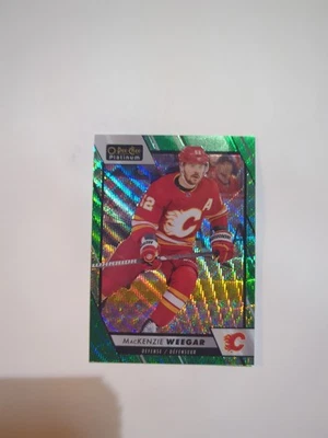 2023-24 O-Pee-Chee Platinum Hockey Mackenzie Weegar Emerald Surge 2/10 - Image 1 of 4