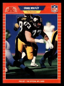 1989 Pro Set - Craig Wolfley #476 - Picture 1 of 2