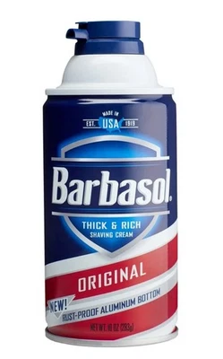 Barbasol Original Thick & Rich Shaving Cream for Men, 10 oz - Image 1 of 3