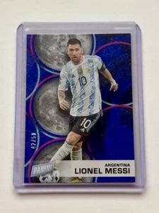 Lionel Messi 2022 Panini Father's Day Insert Blue /50 Argentina - Bild 1 von 2