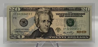 2006 $20 United States Treasury Bill Note! - Image 1 of 3