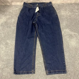 Neu Lucy and Yak Jeans Damen Gr. 38 blau Bio Baumwolle Tapered Crop - Bild 1 von 12