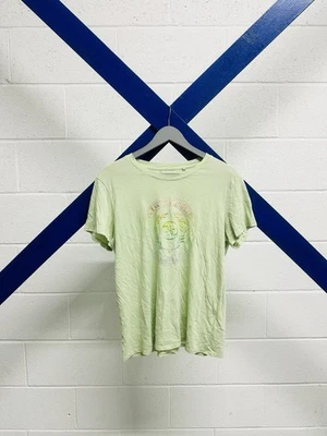 Women’s Guess Jeans Large Graphic Green Shortsleeved T-Shirt Size L - Image 1 of 4