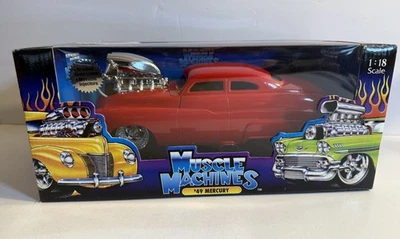 Mercury '49 1949 rojo con soplador 1/18 muscle machines coche fundido a presión 1:18 Foto 1 de 4