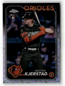 2024 Topps Chrome Logofractor Edition #142 Heston Kjerstad Rookie - Picture 1 of 2
