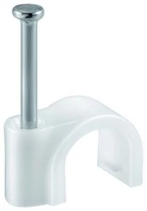 100 uds. Abrazaderas de cable blanco máximo diámetro de cable 10,0 mm - Imagen 1 de 1