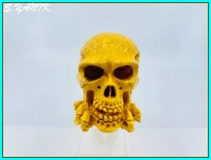 S.YANIK MEERSCHAUM PIPE XL BON E HAND HOLDING SKULL 08 SPC CASE - Picture 1 of 9