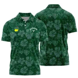 Golf Polo Shirt – Seamless Hawaiian Pattern | Fan Design | Stretch & Quick Dry - Picture 1 of 8