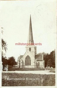 ECHTE FOTOGRAFISCHE POSTKARTE VON SHOTTESBROOKE KIRCHE, (BEI MAIDENHEAD), BERKSHIRE - Bild 1 von 2