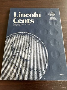 Whitman Coin Folder #9004 Lincoln Cent Collection 1909 to 1940 (Later Edition) - Picture 1 of 2