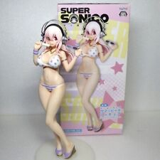 Super Sonico Figure Summer Beach Colorful Macaroons Ver. Blue Bailey