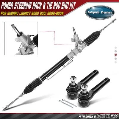 Power Steering Rack and Pinion Tie Rod End Kit for Subaru Legacy 2000-2004 2.5L - Image 1 of 4