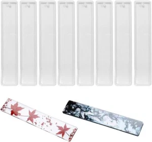 Daimay 8 PCS Rectangle Silicone Bookmark Mold DIY Making Epoxy Transparent - Picture 1 of 6