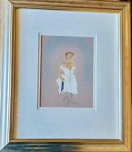 Kay Boyce - Chloe & Jessica - Limited Edition No 125/650 -- Pair of Mounted Pri - Picture 1 of 4