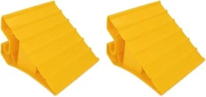 Super Wheel Chock - Helps Keep Your Trailer in Place So You Can Re-Hitch - Picture 1 of 8