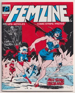 Cómics Femzine 1981 1 en muy buen estado + 8,5 AC primera aplicación FemForce Willie Blyberg - Imagen 1 de 2