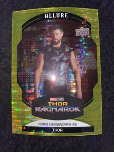 2022 Marvel Allure Chris Hemsworth as Thor Yellow Taxi Version Card