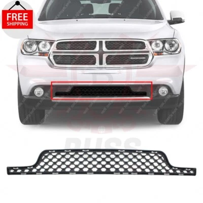 New Front Center Bumper Lower Grille Textured Black For 2011-2013 Dodge Durango Foto 1 de 4