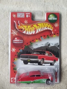 2004 Hot Wheels Designed By Larry Wood Holiday Rods Purple Passion Red/Green 1/4 - Picture 1 of 1