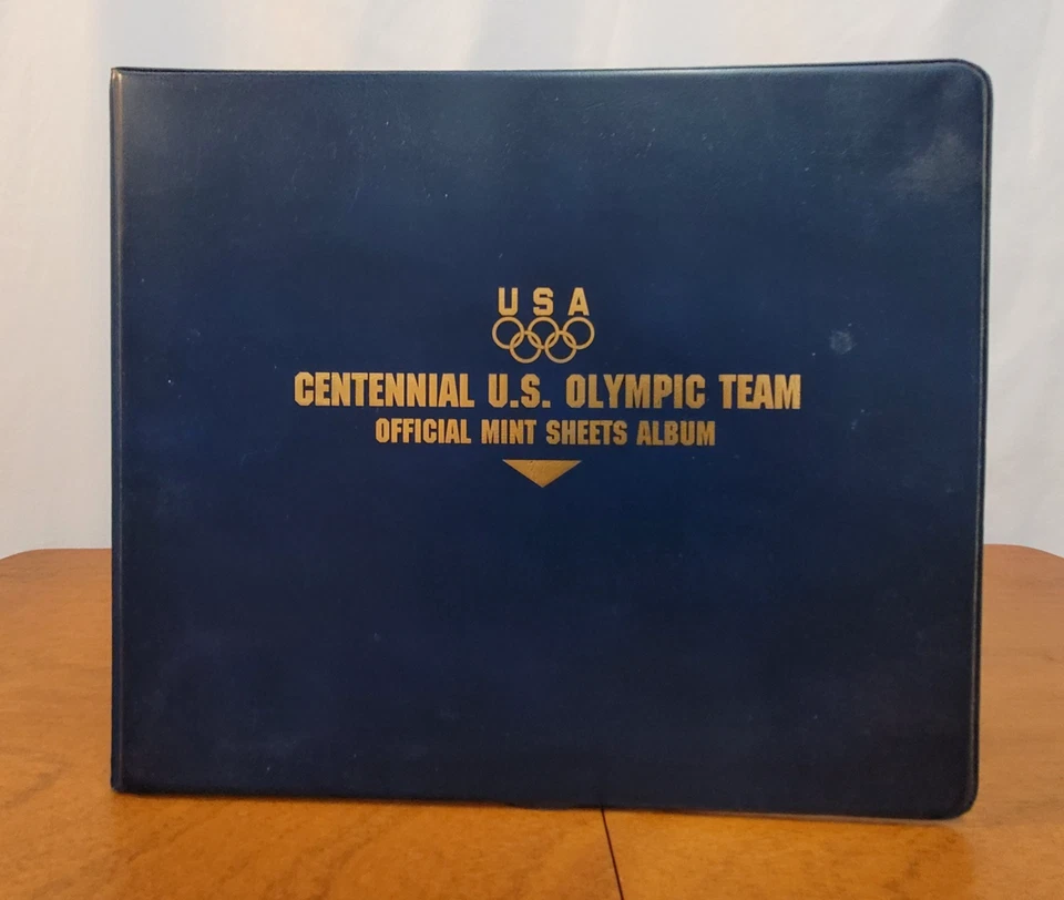 1989  USA Centennial US Olympics Official Mint Sheets (2) in Folio - Image 1 of 4