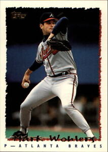 1995 Topps Atlanta Braves Baseball Card #550 Mark Wohlers