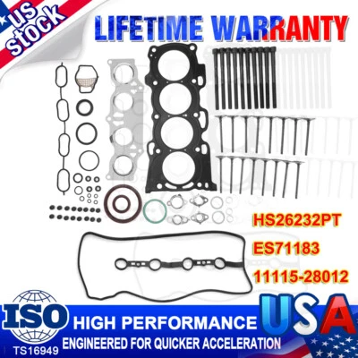 Head Gasket Bolts Set Fit 07-13 Toyota Camry RAV4 Solara Scion tC xB 2.4 2AZFE - Image 1 of 4