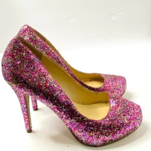 Michael Antonio Glitter Closed Toe Pumps – 3.75” Heel – New Condition – Size 7.5 - Picture 1 of 5