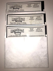 Vintage Microleague Wrestling WWF Rare VERSION PC IBM 5.25" (1st WWE Video Game) - Bild 1 von 2